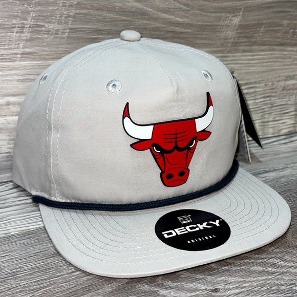 Chicago Bulls 3D Classic Rope Hat- Grey/ Charcoal - Picture 2 of 4